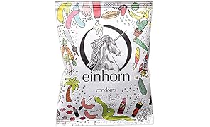 einhorn Kondome - 7 Stück - Wochenration - Design Edition: UUUH! PENISGEGENSTÄNDE - Vegan, Hormonfrei, Feucht, Geprüft
