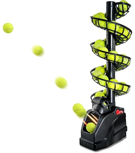 Macchina Lanciapalline YUEWO Per Pickleball E Tennis – Oscillazione Automatica, 4 Velocità, Capacità 26 Palle