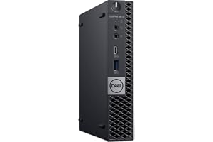 DELL (Renewed) Optiplex 5070 Micro MFF Desktop PC Intel i5-9500T, 16GB DDR4 New 512GB M.2 NVMe SSD, WiFi BT HDMI New KB & Mouse Windows 11 Pro