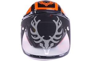 Protos Forsthelm/Schutzhelm KOX Edition mit Gehörschutz und Visier Integral Forest Schwarz/Neonorange KOX Edition Schwarz/Neonorange mit Ätzmetallvisier F39