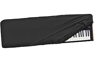 Musiin Housse anti-poussière pour clavier de piano 73 touches, compatible avec Roland V-COMBO VR-730 V-STAGE 76, Yamaha PSR-EW425, KORG NAUTILUS 73, Chinlon, design ajusté