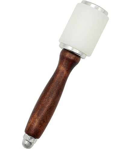 Halder Simplex Mallet With Aluminum & STAND-UP Black Rubber Inserts Cast Iron Housing Wood Handle Main Md - View #2