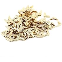 100 Pièces Coins Métal Pour Livres/Albums - Style Vintage - Protection Et Décoration
