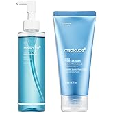 medicube Double Cleansing Set for Soft Pores - Zero Pore Blackhead Makeup Remover Oil For All Skin Types, Zero Foam Cleanser
