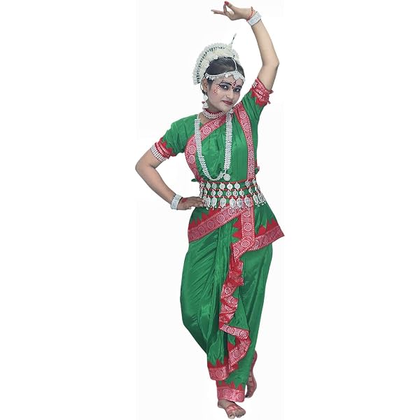 Kkalakriti Odissi Classical Dance Pink Color Professional Costume