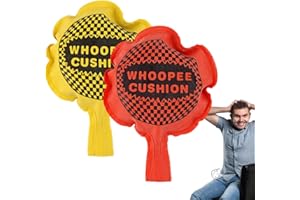 EIROVYA 2 Pièces Coussin Peteur, Blagues, Jouet Coussin Péteur, Un Coussin Peteur Autogonflant - Farce Et Attrape, Jouet De Farces Drôles（A）