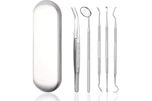 Rpanle Pulizia Denti Tartaro Ablatore Kit, Igiene Dentale Kit per Placca e Tartaro Rimozione Sbiancamento Denti kit