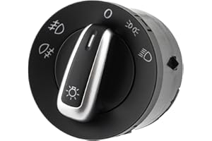 Bohaner Lichtschalter Scheinwerfer 5ND941431A Scheinwerferschalter Hauptlichschalter Lichtschalter Autoscheinwerferschalter Licht Schalter Nebelscheinwerfer für G.o.l.f Je-tta P.a.s.s.a.t