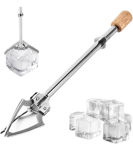 Pickle Grabber, Multifunctional Pickle Picker Tool Plastic and Stainless Steel Flexible Pickle Pincher, White