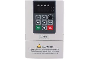 WANDISY July Summer Gifts VFD Inverter Professional Variable Frequency Drive 380V 2.2KW for Motor Speed Control 3-Phase Input Output (2.2KW, 380V)