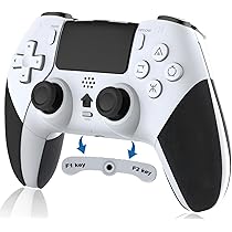 ECHTPower Controller Wireless per PS4, Joystick con Luci RGB per PS4/P