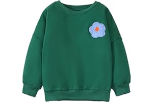 MUJOQE Mädchen Pullover für Kinder Langarmshirt Baumwolle Sweatshirt Winter Kleidung Langarm Tops 1-7 Jahre