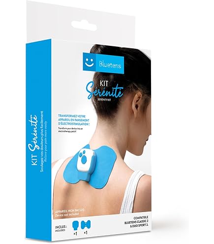 Lot De 12 électrodes S Bluetens Classic 2 – Gel Intégré, Magnétiques, 30 Utilisations, Compatibles Avec L’appli – Pour Une Stimulation Ciblée