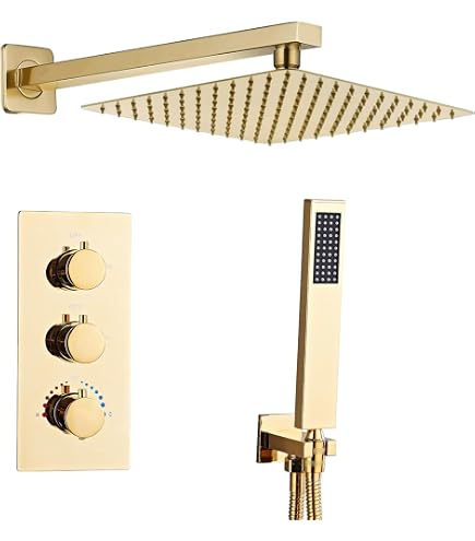 Piastra Di Scarico Empyreal Per Geberit Sigma 20 – Set Completo Con Telaio E Leve, Doppio Scarico, Bianco Con Cerchio Oro, Facile Da Installare