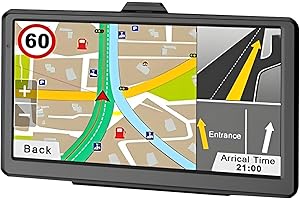 GT HITGX 7 Inch Sat Nav UK for Car/Truck, 2025 Free Lifetime Maps, Speed & Low Bridge Warnings, 3D/2D Navigation, 8GB Storage, MP3/MP4 Player, FM Transmitter, Voice Guidance in 30 Languages (X20-4)