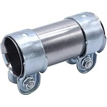 Fascetta Di Scarico, 45 Mm, In Acciaio Inox, Doppia Fascetta Di Scarico, Universale, Resistente Alla Corrosione, Per Tubo Di Scarico Con Diametro Di 45 Mm - Foto 9