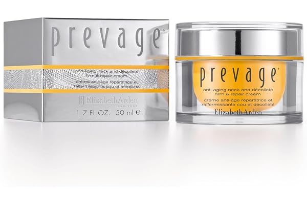 Elizabeth Arden Prevage, Crème Anti-Âge Réparatrice et Raffermissante Cou et Décolleté (50 ml), Crème pour le Cou Femme
