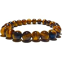 SPILLOX Bracciale Uomo Donna Elastico Da Vere Pietre Preziose Naturali Di 8mm Reiki Idea Regalo Di Natale Originale Diffusore