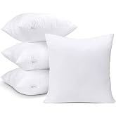 Vionel Home Premium Kare Kırlent İ&ccedil; Yastık 1.Kalite Elyaf Dolgulu Oyuncu Koltuk Yastığı (4 Adet, 45x45)