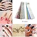 Anself 30 Color DIY Nail Sticker Nail Art Transfer Foils Sticker