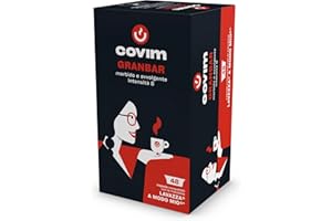 COVIM ESPRESSO LIFE Covim Caffè Capsule Ora Granbar, Compatibili Sistema "Lavazza A Modo Mio", 2 Astucci Da 48- Totale 96 Capsule
