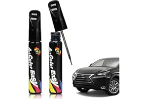 Landrain 2 sztuki pisaków do lakieru samochodowego, kolor czarny błyszczący