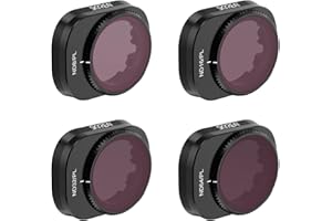 Uvafly Mini 4 Pro filtry, zestaw filtrów ND/PL do DJI Mini 4 Pro, akcesoria 4-pak (ND8PL/ND16PL/ND32PL/ND64PL) – wersja z tworzywa sztucznego
