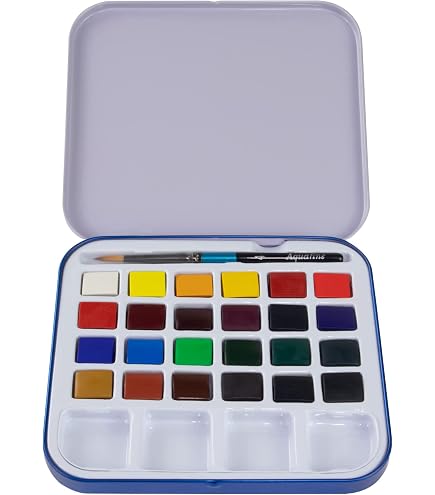 Mont Marte Lot de 15 pinceaux à Peinture en Poils Taklon et Pochette à