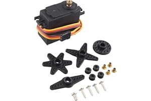 HALJIA Servo numérique MG946R MG945 en métal 55 g 12 kg