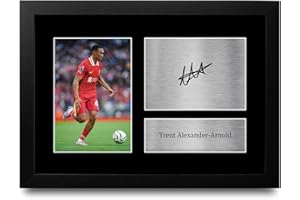HWC Trading FR Trent Alexander-Arnold Liverpool Gifts Printed Signed Autograph Picture for Fans and Supporters - A4 Framed