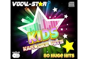 Karaoke CD Disc Set with Words - Kids Children's Disney Pop 80 Songs - 4 CDG Discs By Vocal-Star