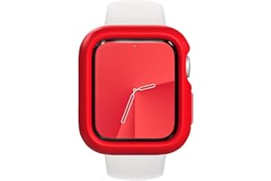 RHINOSHIELD Bumper Case Compatible with Apple Watch SE & Series 6/5 / 4 [44mm] | Slim Protective Cover - Lightweight and Shock Absorbent - Red