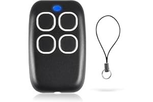 IPALAMILA Universal garage door remote control, garage door opener, electric gate fob with 4 buttons for cloning electric windows and doors, electric cars, pump nozzles, electric doors and more!
