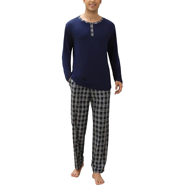 Lange, tweedelige pyjama met T-shirt broek - 2-delig - Grijs - 22.00