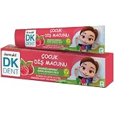 DKDENT Vegan Pırıl Ahududu Aromalı Flor&uuml;rs&uuml;z &Ccedil;ocuk Diş Macunu 50 ml