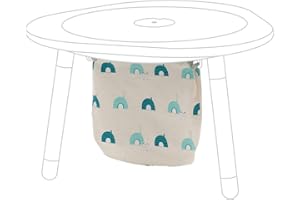 Stokke MuTable Sacca di cotone, Igloo - Sacca raccogligiochi per giocattoli di grandezza piccola-media - In morbido cotone - Leggera, Facile da trasportare