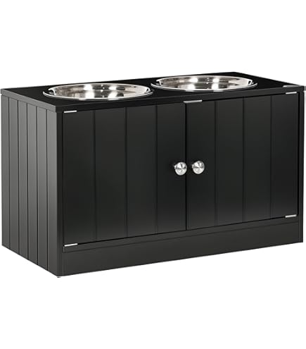 PAWISE Höhenverstellbarer Hundenapf - 5 Höhen Für Alle Hundegrößen