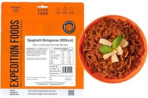 EXPEDITION FOODS expeditionfoods.com Expedition Foods High Energy Serving Spaghetti Bolognese-Orange, 800kcal