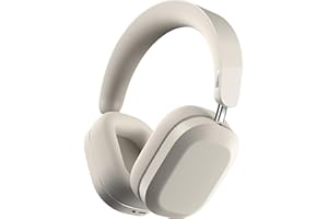 Defunc Mondo by Over-Ear Wireless Headphones with Optional Cable, 45 Hours Active Playtime, Bluetooth, Dual ENC Microphones and Drivers, Greige