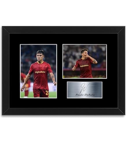 Poster Autografato Paulo Dybala Formato A4 - Stampa Lucida, Per Soggiorno - Foto 4