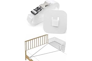 JINYJIA Cinghia per Lettino, 7M Cinghie Culla Letto, Cinghie per Mobili per Lettino, Fissaggio per Lettini a Molle, per Lettini da Fissare al Letto per Adulti a Molle