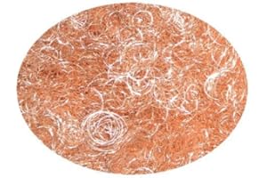 CURV BAR Bellaflor Lametta Engelshaar gelockt 50 Gramm Kupfer