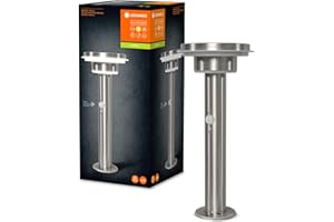 ‎LEDVANCE LEDVANCE Oprawa ścienna i sufitowa LED: for ściana, ENDURA® STYLE SOLAR DOUBLE CIRCLE / 6 W, 3.2 V, Ciepły biały, 3000 K, materiał: stainless steel, IP44