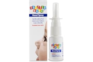SNUFFLE BABE Snufflebabe Nasal Spray Saline Solution - Instant Congestion & Hayfever Relief - Suitable from Birth (15ml)