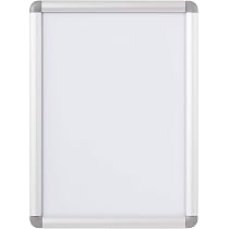 Porte-Affiches Bi-Office A3 - Cadre Aluminium Clipsable - Protection Plastique - Change Rapide