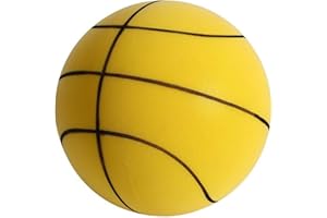 laoonl 2023 Newest Silent Basketball, Foam Basketball Indoor Training Ball, Uncoated High-Density Foam Ball Low Noise Basketball Training for Various Indoor Activities