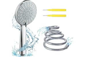 Y-HOME Shower Head and Hose 2m - High Pressure Shower Heads with Hose,Powerful Shower Head to Increase Pressure, Universal Large Handheld Shower Head, Shower Hose and Head, Hand Shower for Low Water Pressure