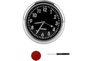 TOTMOX Autouhr, leuchtende Quarz-Analoguhr, Mini-Universal-Taschenaufkleberuhr, Autos, Quarzuhren, Armaturenbrettuhr für Auto, Boot, Fahrrad, Zuhause