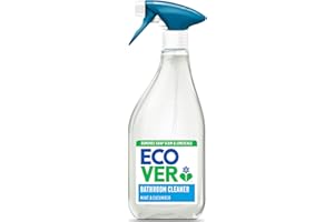 Ecover Bathroom Cleaner Spray, Removes Soap Scum & Limescale, Surface Cleaner, Mint & Cucumber Scent, 1x 500ml
