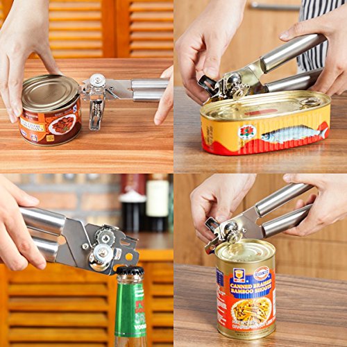 Aseun Dosenöffner Flaschenöffner Zinn Edelstahl Der Küchenhelfer Büchsenöffner ist Werkzeug die für jede moderne Küche - 8